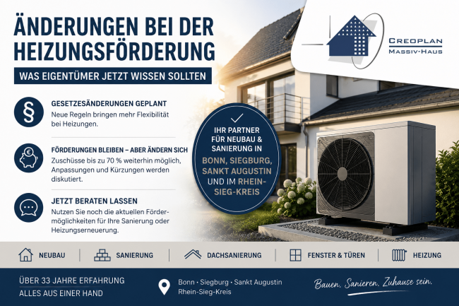 Neue Heizungsförderung: Das müssen Eigentümer wissen